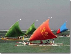 Sanur Village Festival - traditional boats race