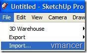 google sketchup 7 - dwg cad - import
