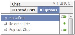 facebook chat - offline chat