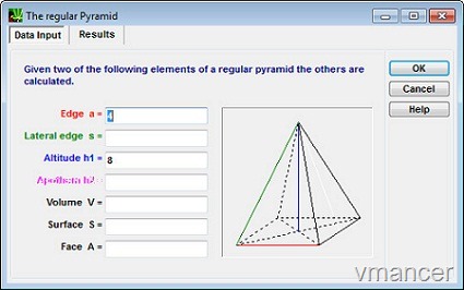 MatheAss - regular pyramid