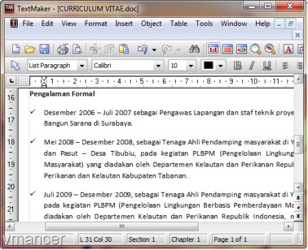 SoftMaker Office 2008 - textmaker (microsoft word like)