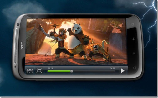 Sample - convert Kung Fu Panda 2 for HTC Sensation Android smartphone