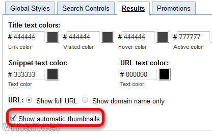 Google Custom Search - result personalize