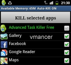 Advanced Task Killer - Android app
