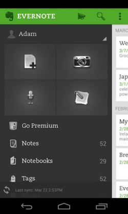 Evernote for Android