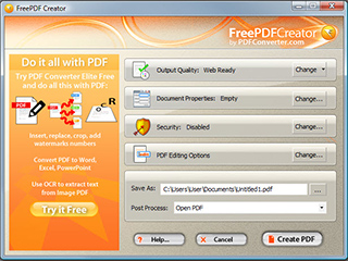 Free PDF Conversion with pdfconverter.com