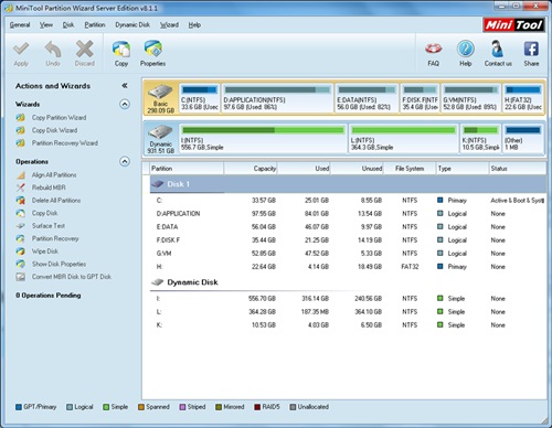 MiniTool Partition Wizard Professional Edition