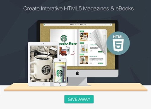 FlipHTML5 HTML5 Flipbook Maker 3-month Platinum Plan Giveaway