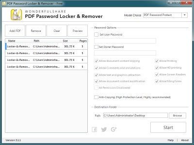 PDF Password Locker and Remover