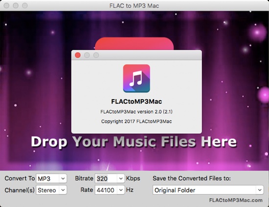 FLAC to MP3 Mac convert freeware