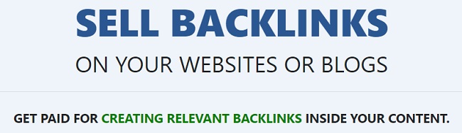 GET PAID FOR CREATING RELEVANT BACKLINKS INSIDE YOUR CONTENT